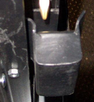 Slide Door Lock Keeper (top view)